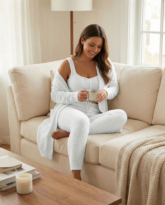 3-piece fleece pajama set